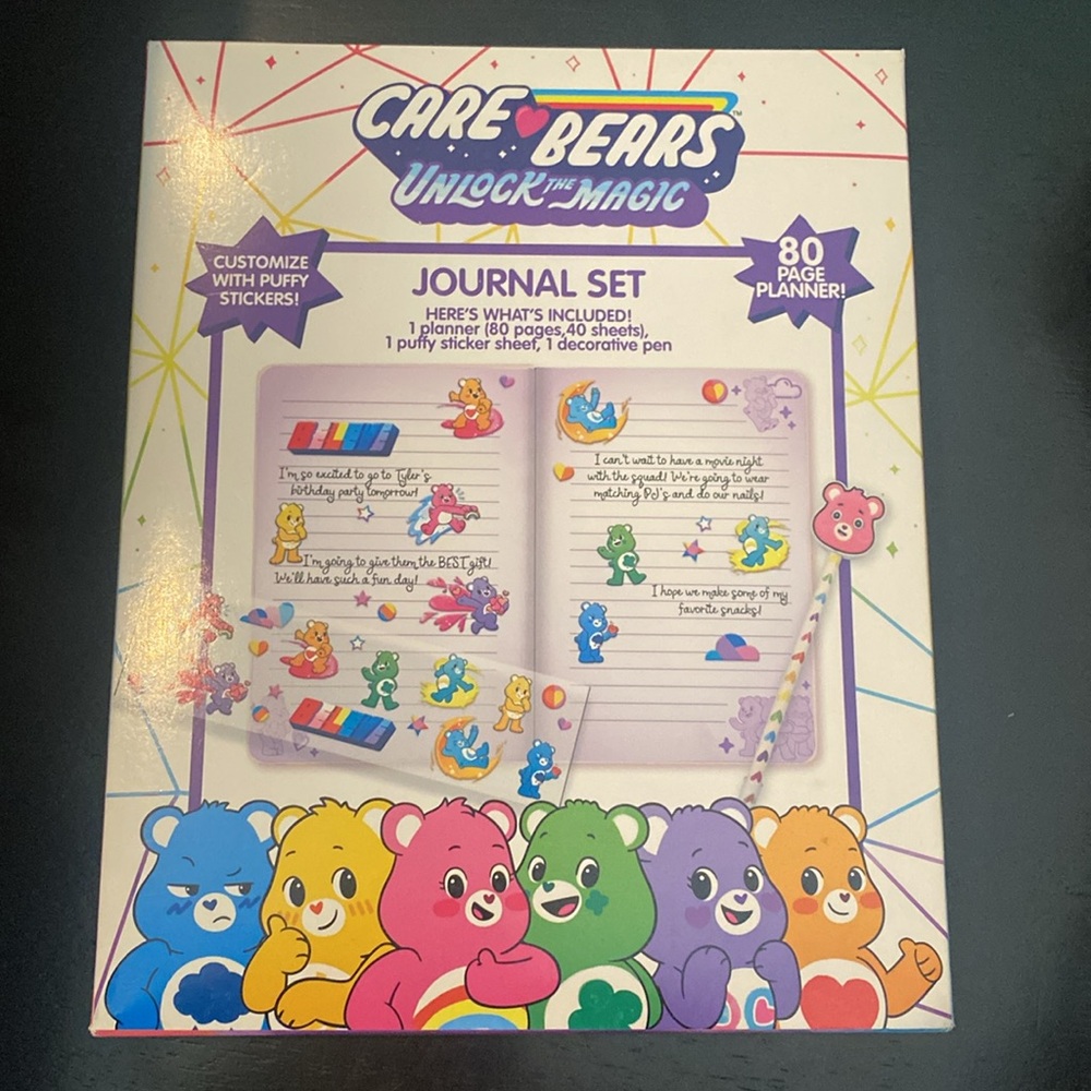 Care 💟 Bears Unlock The Magic Journal Set - Picture 3 of 3